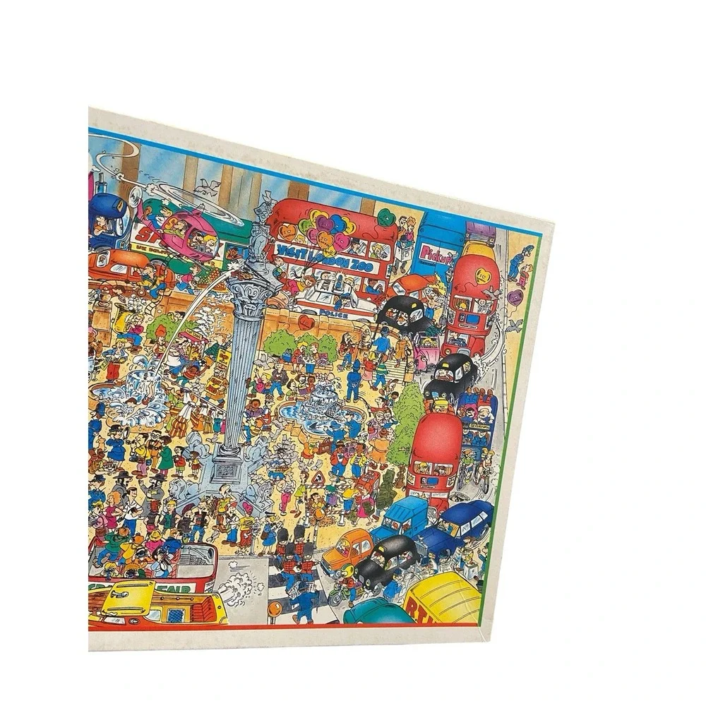 Vintage 1991 MB Puzzle I Love London 1000 Pieces Complete Holland